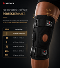 NEENCA Genouillère avec charnières articulées – maintien stable pour douleurs de la rotule, des tendons et du ménisque