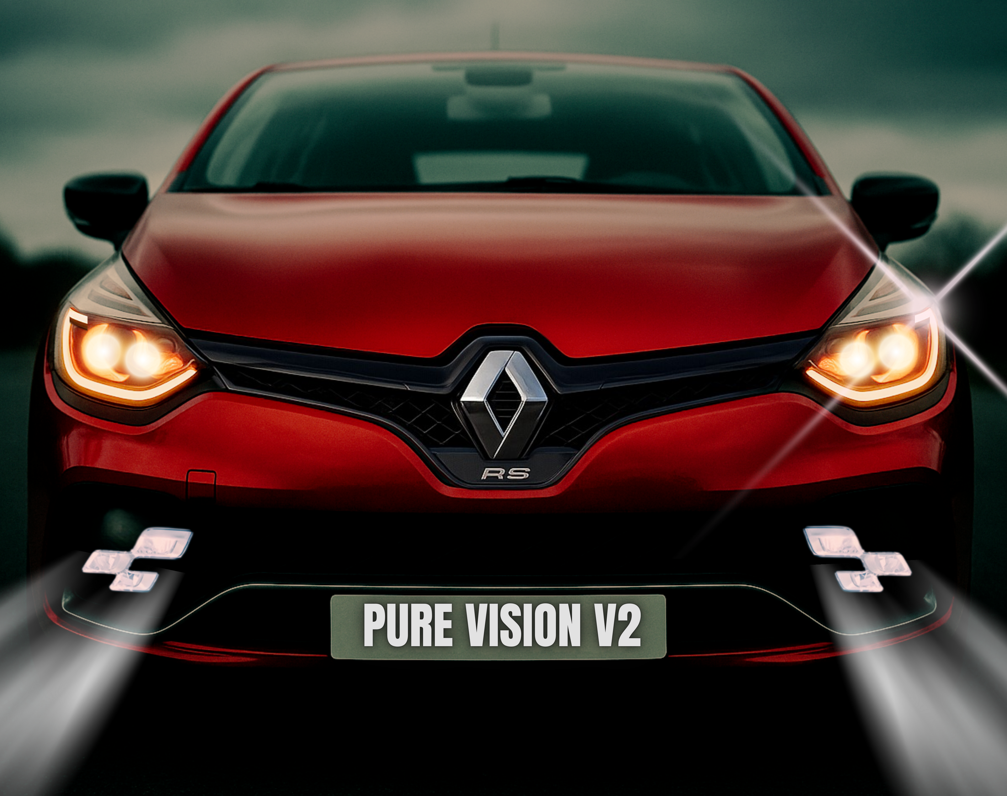 Adaptateur LED Pure Vision Clio 4 / RS – Plug & Play + Réglage Hauteur Phare