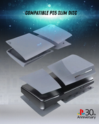 Faceplate PS5 (Façade / Coque) Rétro Gris – Style 30th Anniversary, Compatible PS5 Standard, Slim & Pro