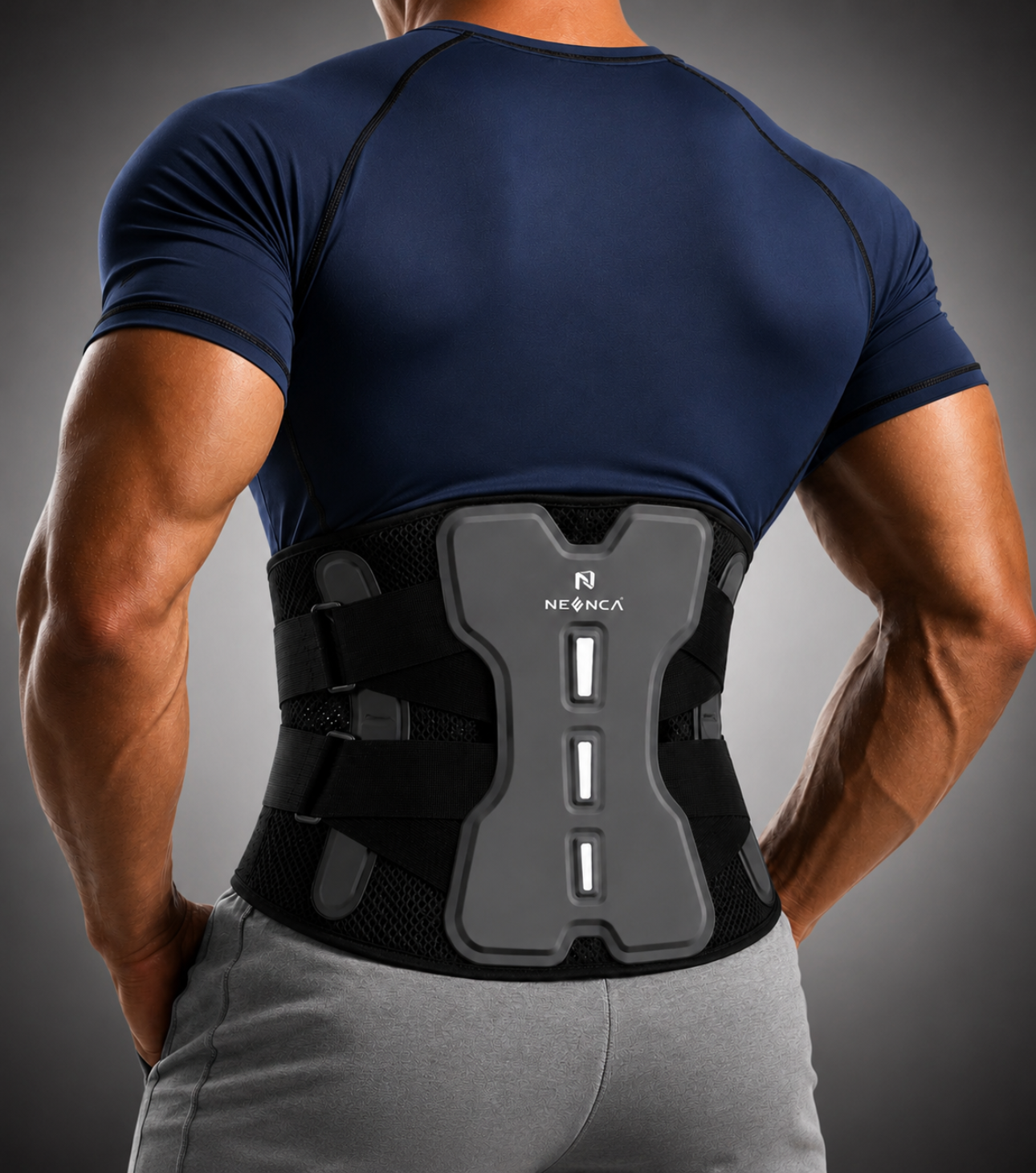 Ceinture lombaire NEENCA – Maintien du dos stable, compression réglable & confort respirant