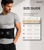 Ceinture lombaire NEENCA – Maintien du dos stable, compression réglable & confort respirant