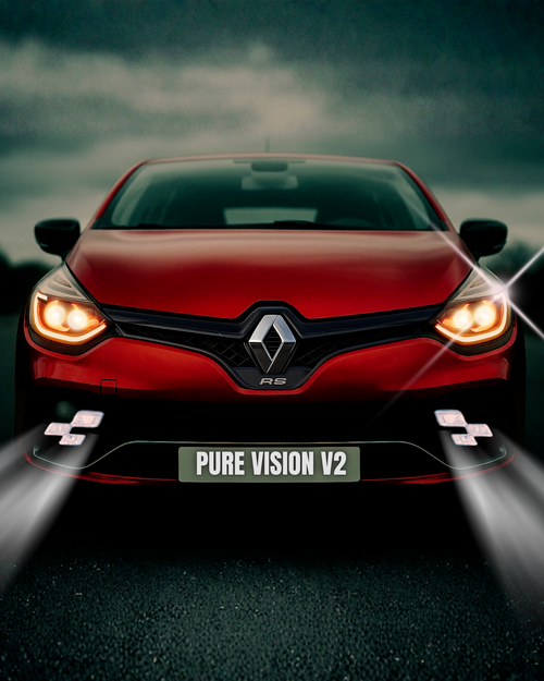 Adaptateur LED Pure Vision Clio 4 / RS – Plug & Play + Réglage Hauteur Phare