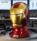 Casque Iron Man MK5 1:1 Motorisé – Masque Cosplay Marvel avec LED, Commandes Vocales et Ouverture Automatique