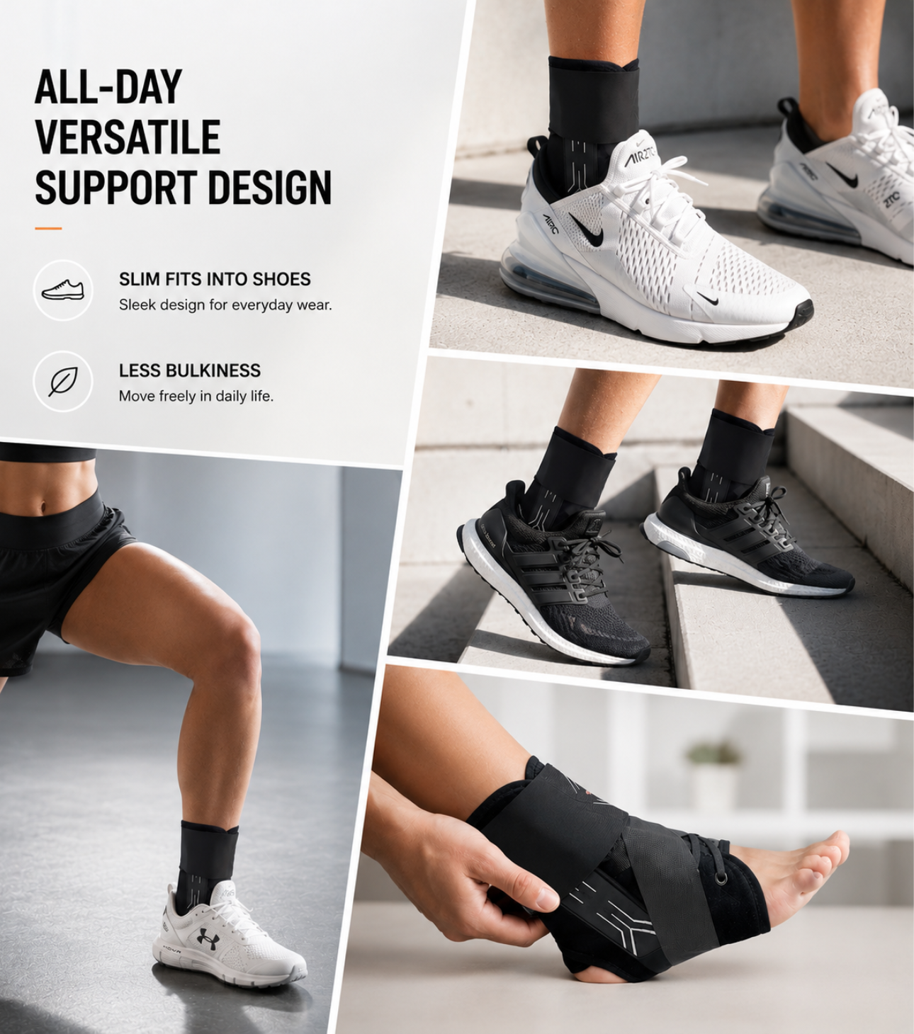 Chevillère NEENCA – Attelle de cheville entorse & maintien | Stabilité sport et quotidien