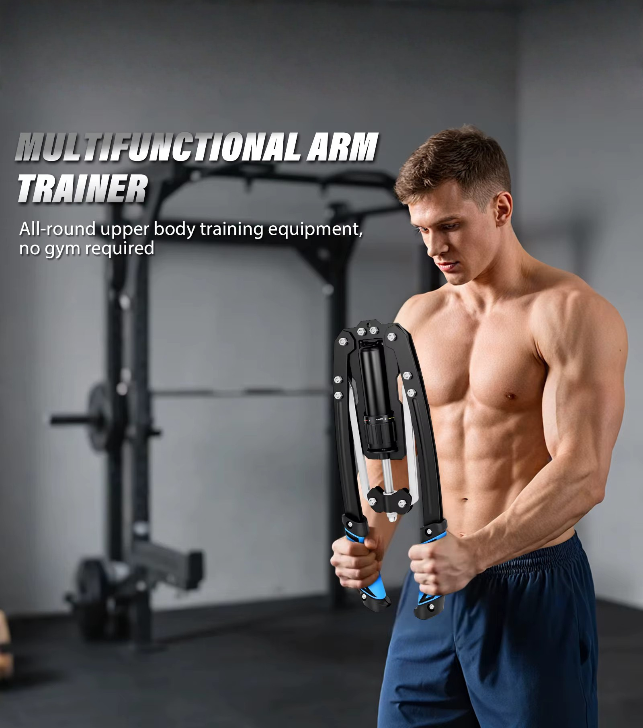 Appareil Musculation Bras Hydraulique 10-200kg | Pectoraux, Épaules & Force Maison