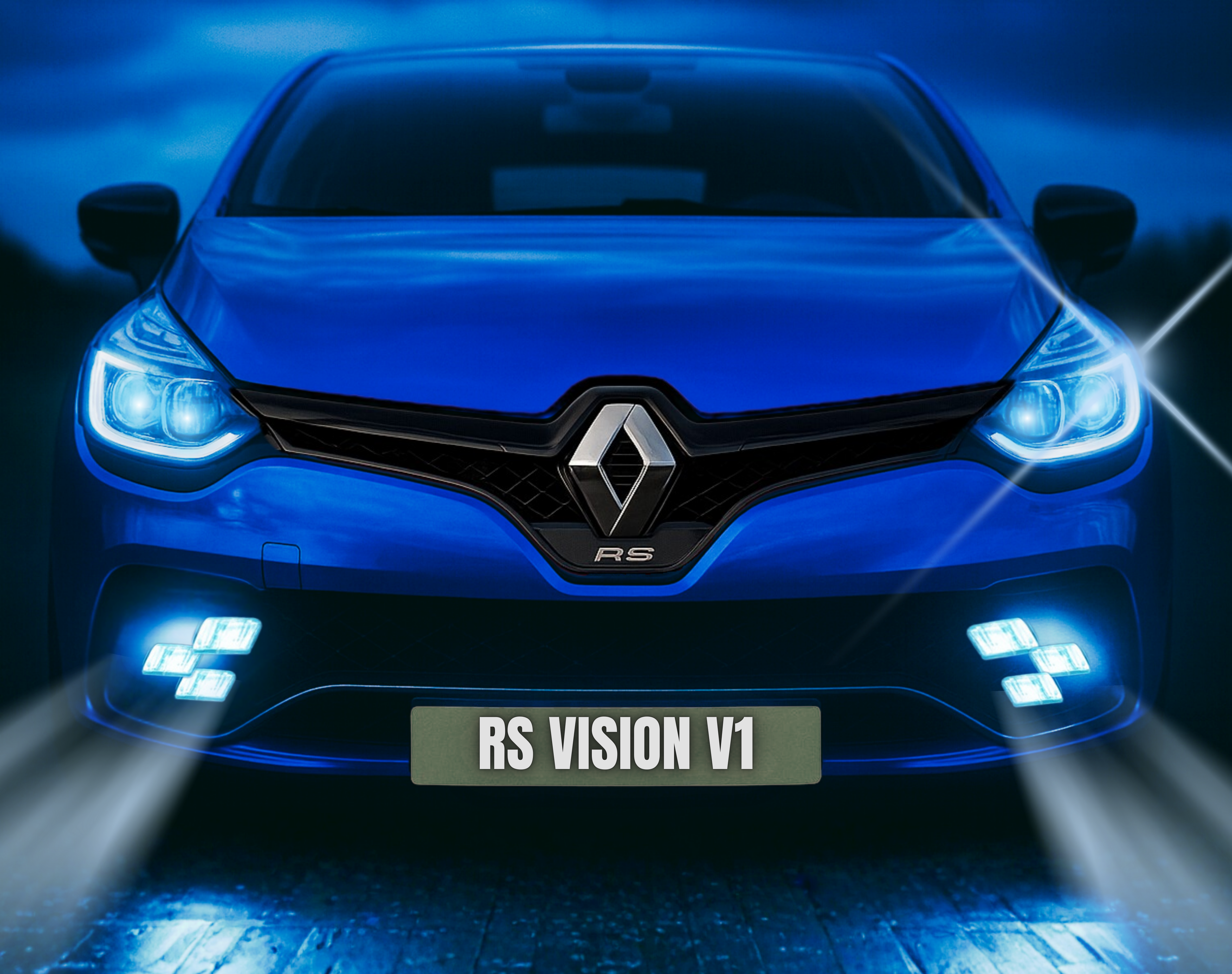 Adaptateurs Antibrouillard RS Vision LED Clio 4 – Kit Plug & Play, Look Sportif