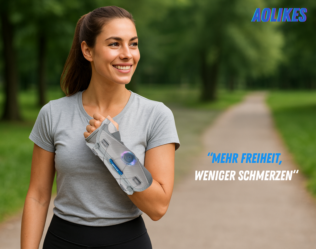 AOLIKES Handgelenkstütze –Orthese mit Kupferschiene bei Karpaltunnel & Arthritis