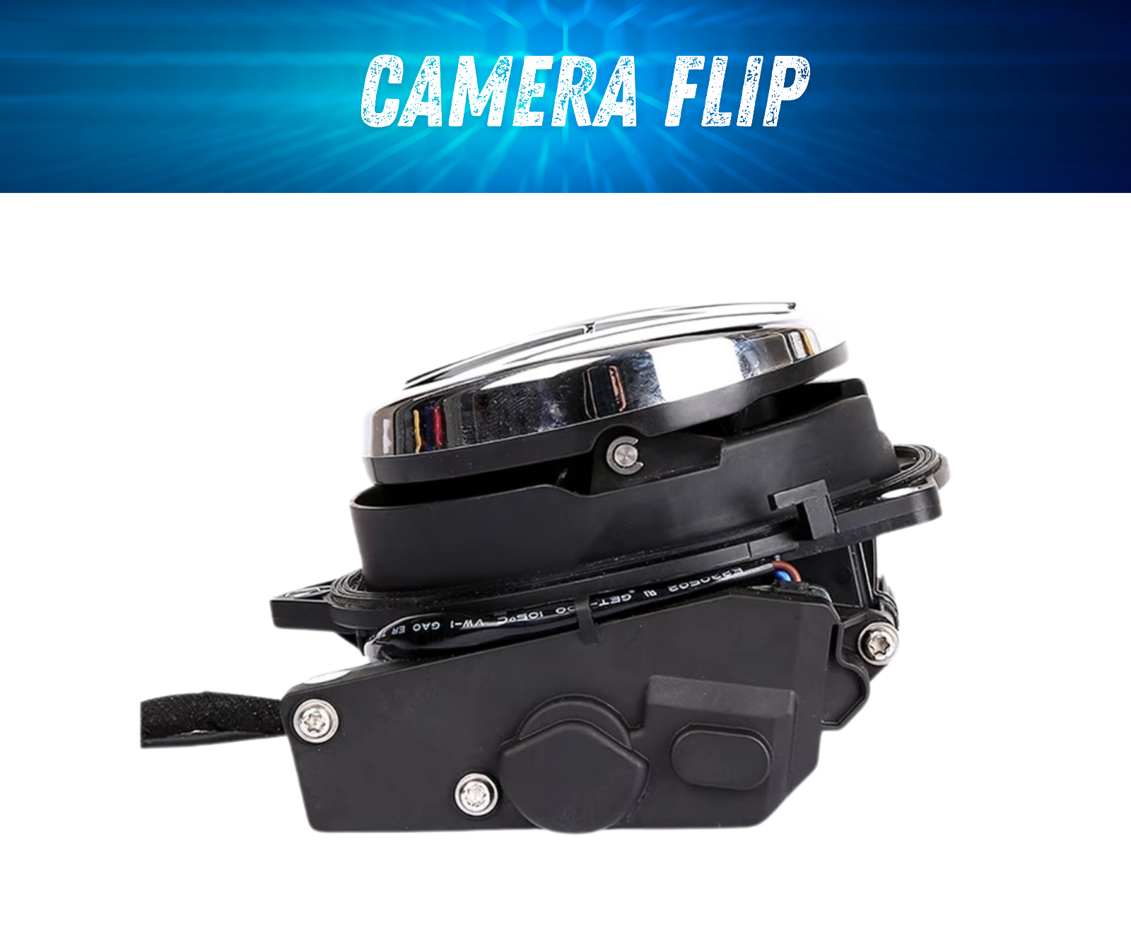 Caméra de Recul VW Flip AHD 1080P Logo 170° Compatible Golf 6 7 8 Passat Polo