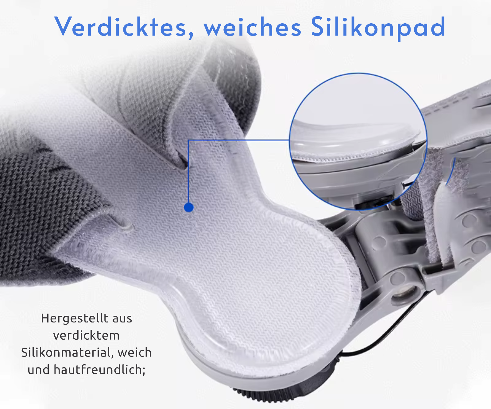 Hallux Valgus Schiene Zehenkorrektur Orthese Bunion Corrector mit Drehknopf