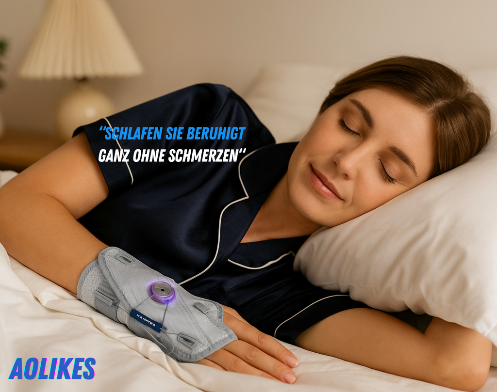 AOLIKES Handgelenkstütze –Orthese mit Kupferschiene bei Karpaltunnel & Arthritis