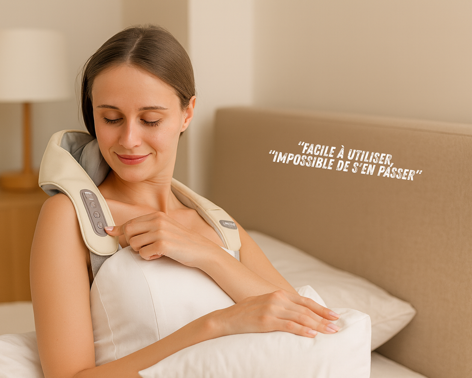 Appareil de Massage Cervical – Shiatsu Chauffant – Anti Migraine & Tensions