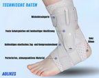 NEENCA Knöchelbandage Stabilisator Schmerzfrei bei Verstauchung & Sport