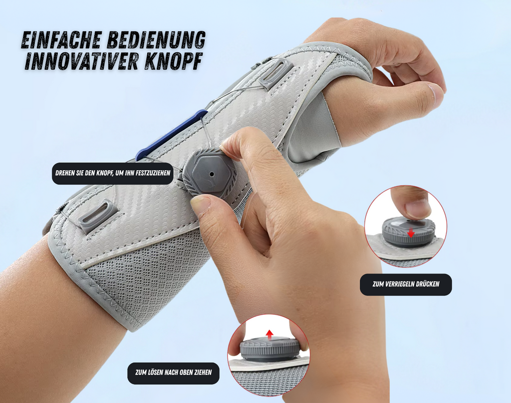AOLIKES Handgelenkstütze –Orthese mit Kupferschiene bei Karpaltunnel & Arthritis