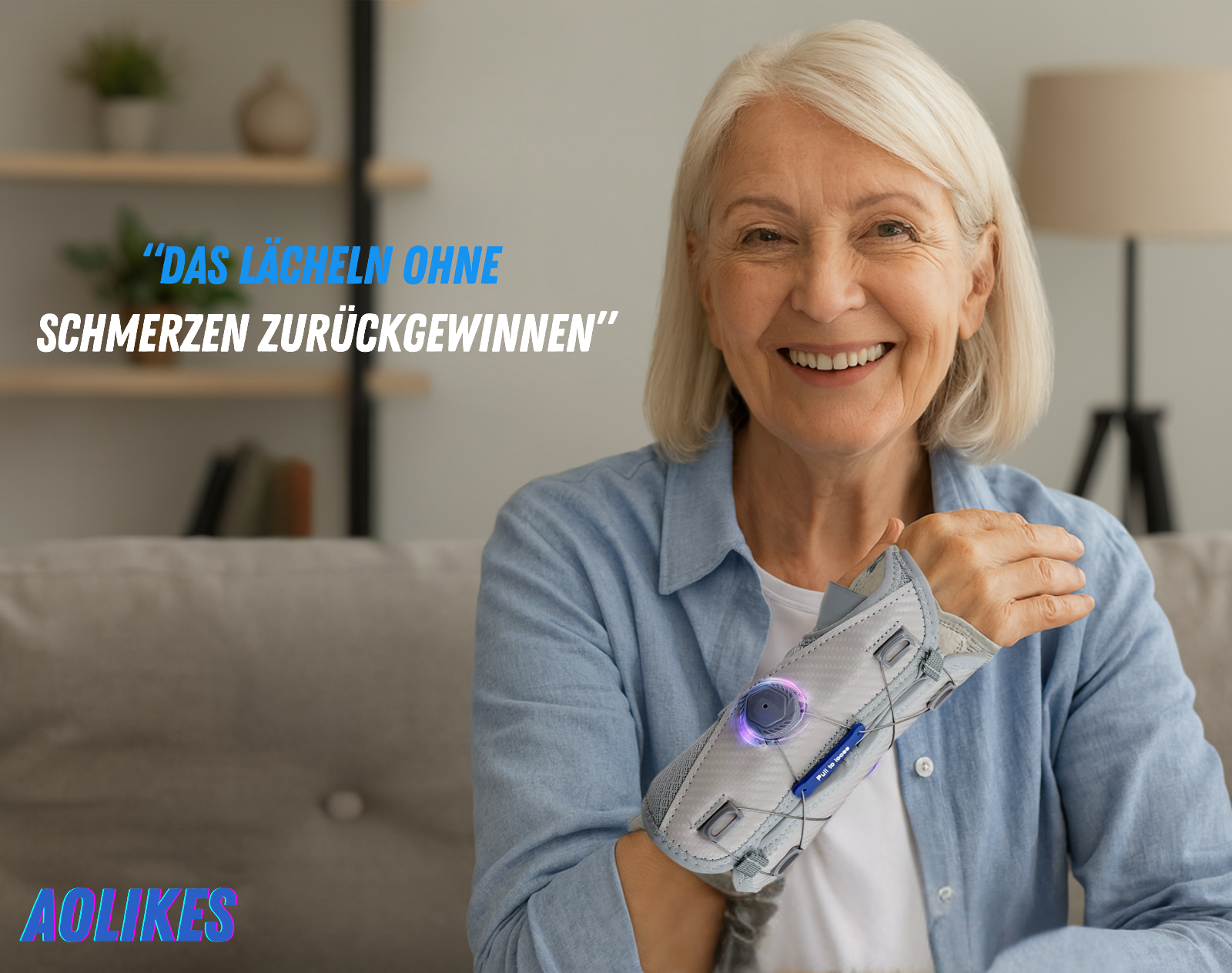 AOLIKES Handgelenkstütze –Orthese mit Kupferschiene bei Karpaltunnel & Arthritis