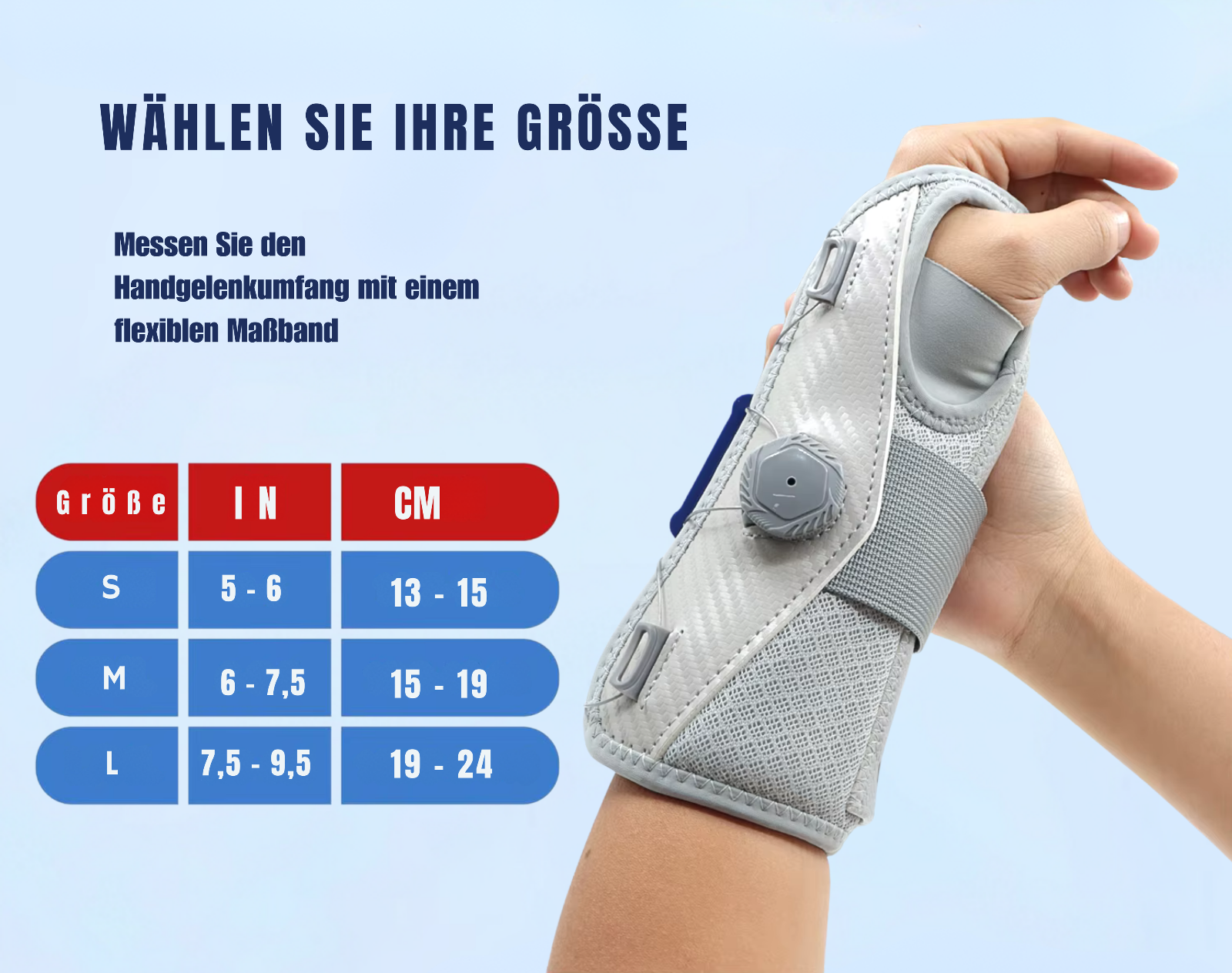 AOLIKES Handgelenkstütze –Orthese mit Kupferschiene bei Karpaltunnel & Arthritis