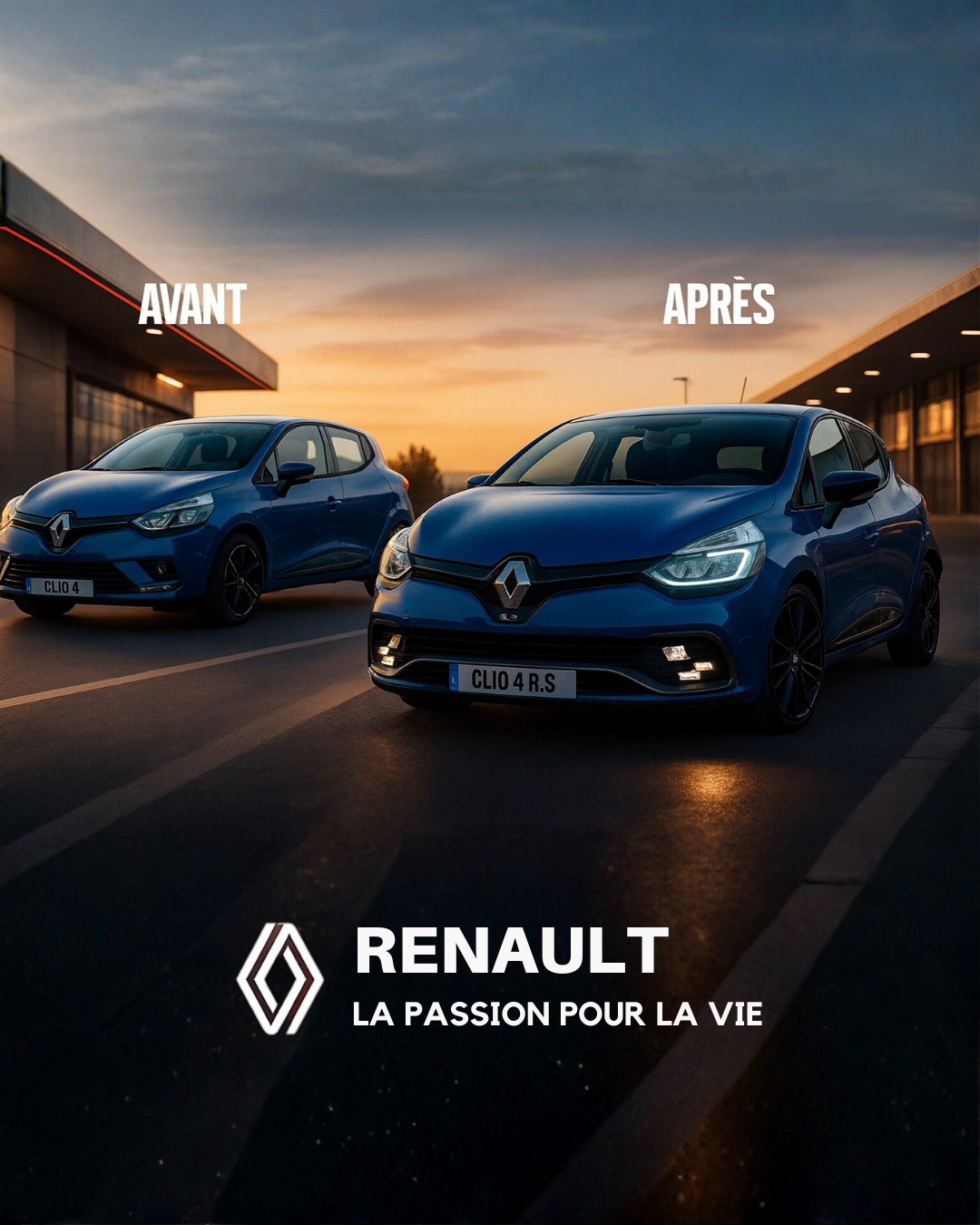Adaptateurs Antibrouillard RS Vision LED Clio 4 – Kit Plug & Play, Look Sportif