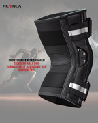 NEENCA Genouillère avec charnières articulées – maintien stable pour douleurs de la rotule, des tendons et du ménisque