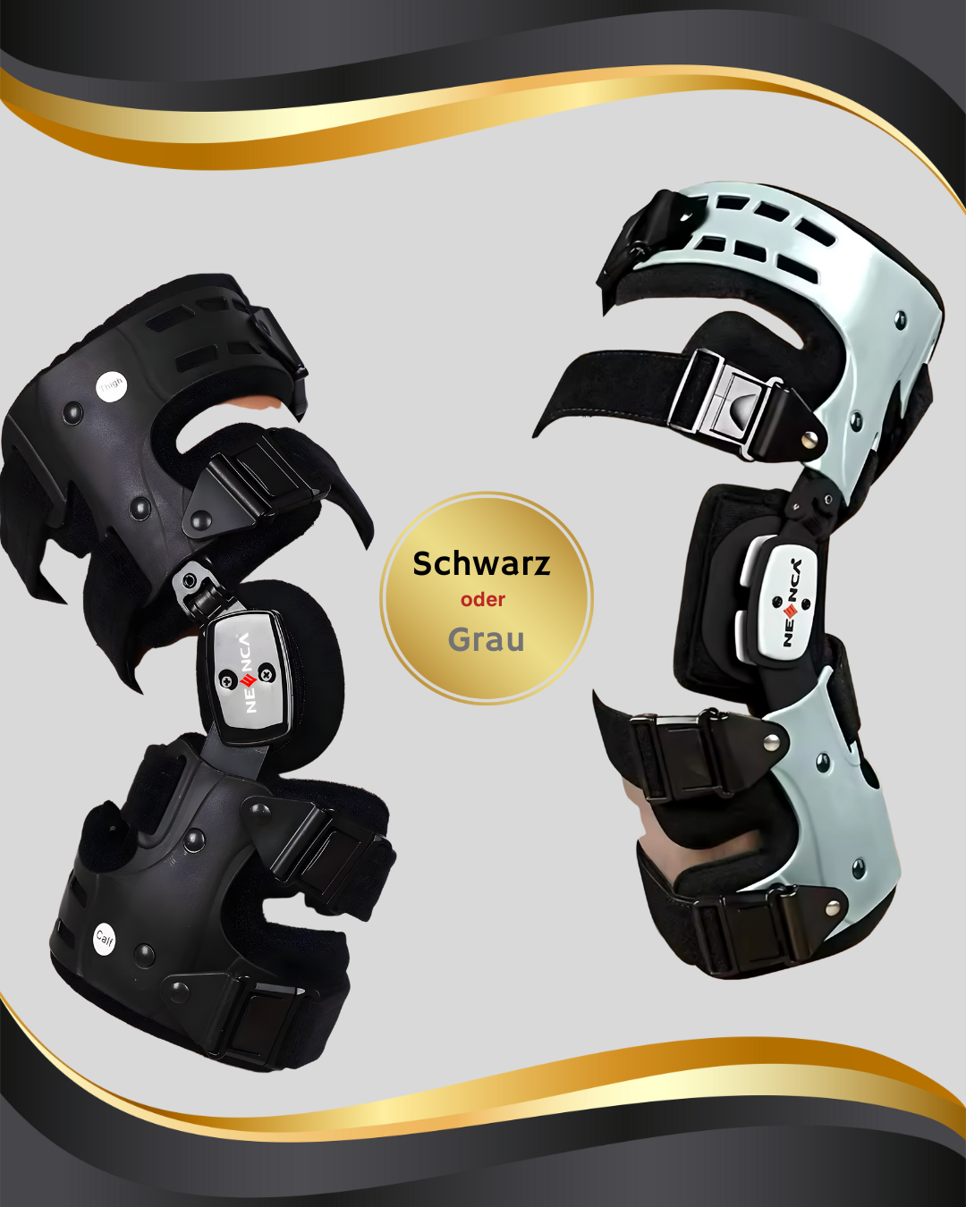 Marchez sans appréhension, même dans les escaliers – Genouillère NEENCA OA pour douleur interne du genou