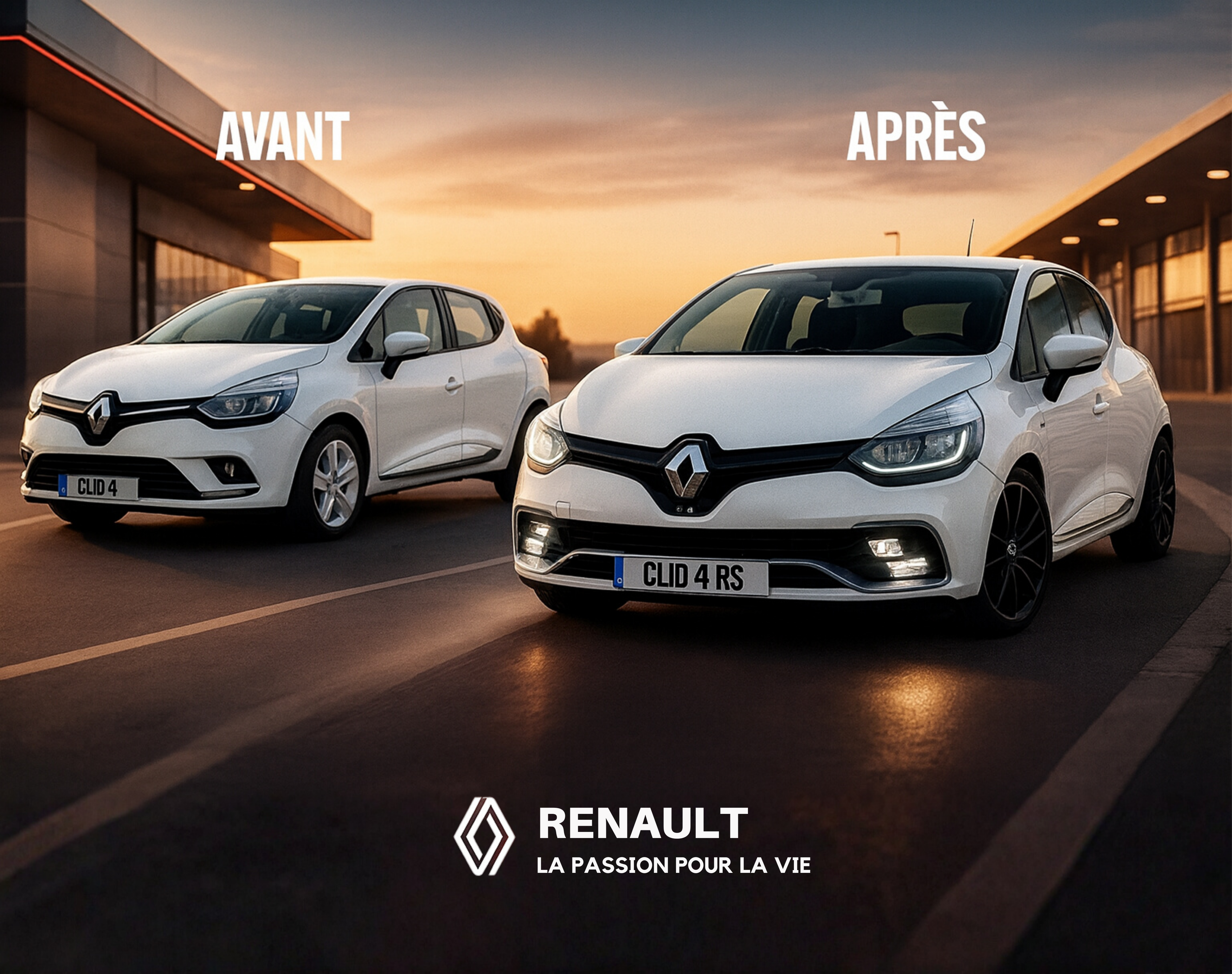 Adaptateurs RS Vision LED Clio 4 Phase 1 – Kit Antibrouillard Plug & Play RS