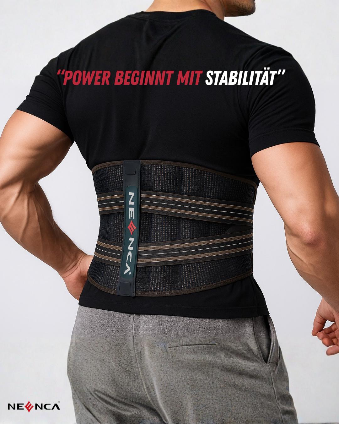 Ceinture lombaire NEENCA – Maintien du dos stable, compression réglable & confort respirant