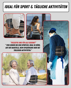 Ceinture lombaire NEENCA – Maintien du dos stable, compression réglable & confort respirant