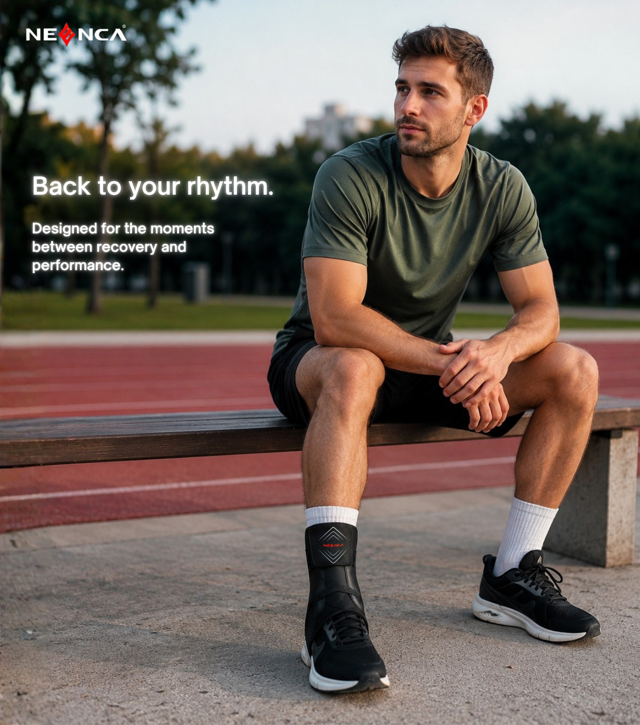 Chevillère NEENCA – Attelle de cheville entorse & maintien | Stabilité sport et quotidien