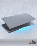 Faceplate PS5 (Façade / Coque) Rétro Gris – Style 30th Anniversary, Compatible PS5 Standard, Slim & Pro