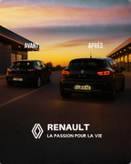 Adaptateurs Feux Arrière LED Pure Vision Renault Clio 4 – Plug & Play, Homologué