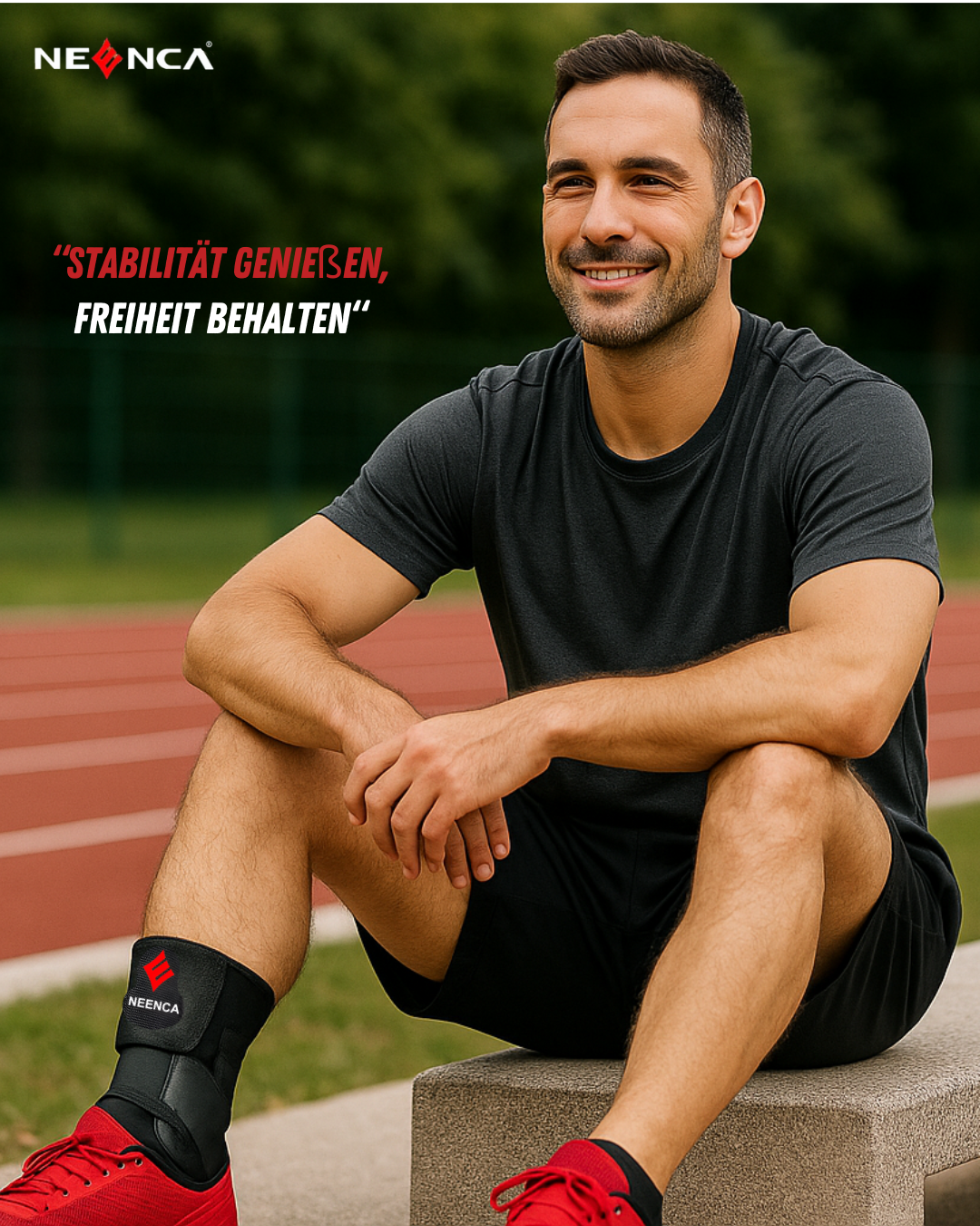 Support de cheville NEENCA – Maintien ajustable, stabilité renforcée & confort respirant pour sport et quotidien