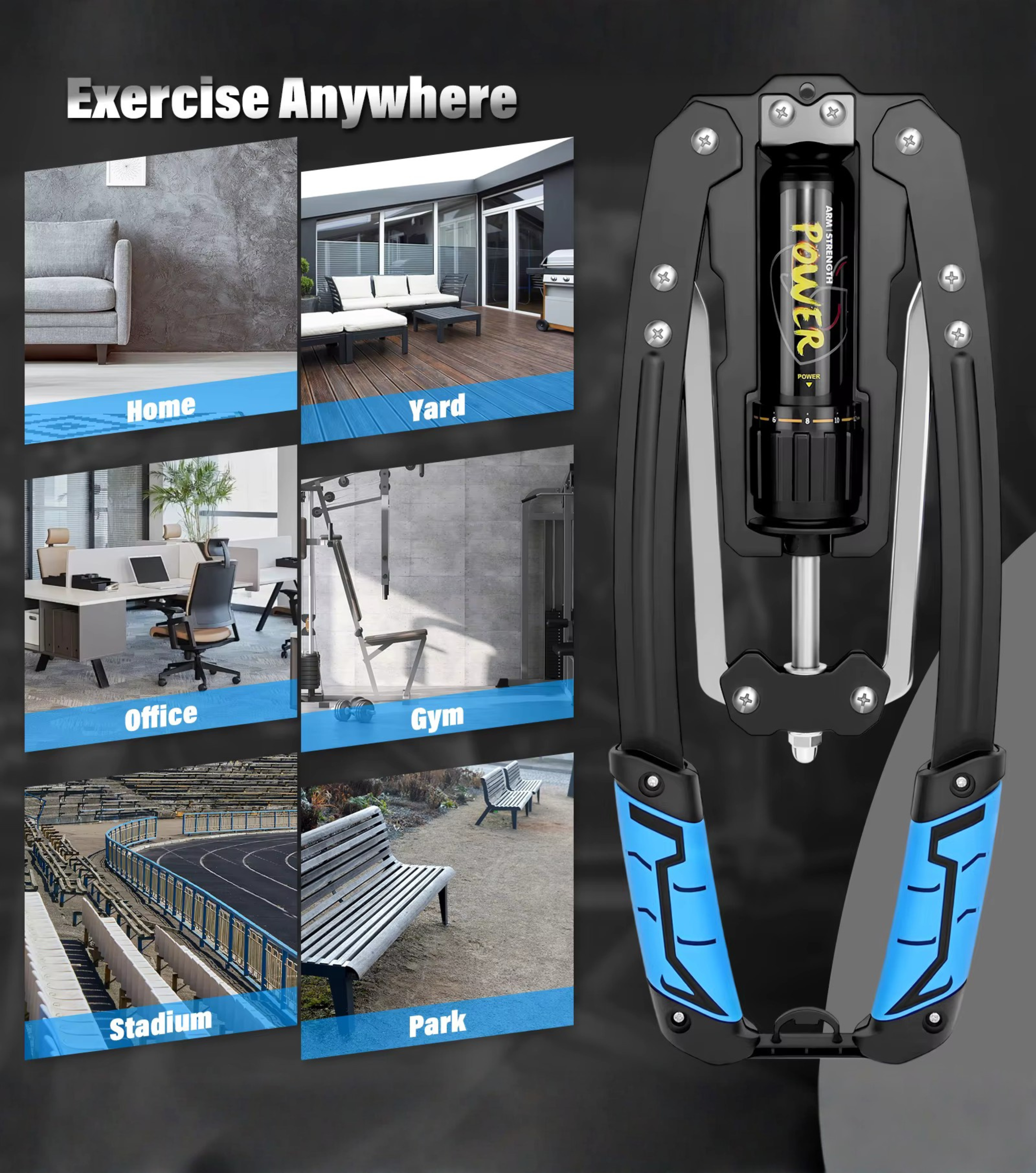 Appareil Musculation Bras Hydraulique 10-200kg | Pectoraux, Épaules & Force Maison