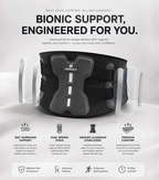Ceinture lombaire NEENCA – Maintien du dos stable, compression réglable & confort respirant