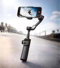 Stabilisateur Smartphone 3 Axes avec Perche Télescopique – Gimbal Vidéo Vlog TikTok