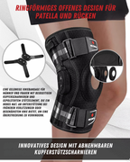 NEENCA Genouillère avec charnières articulées – maintien stable pour douleurs de la rotule, des tendons et du ménisque