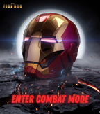 Casque Iron Man MK5 1:1 Motorisé – Masque Cosplay Marvel avec LED, Commandes Vocales et Ouverture Automatique