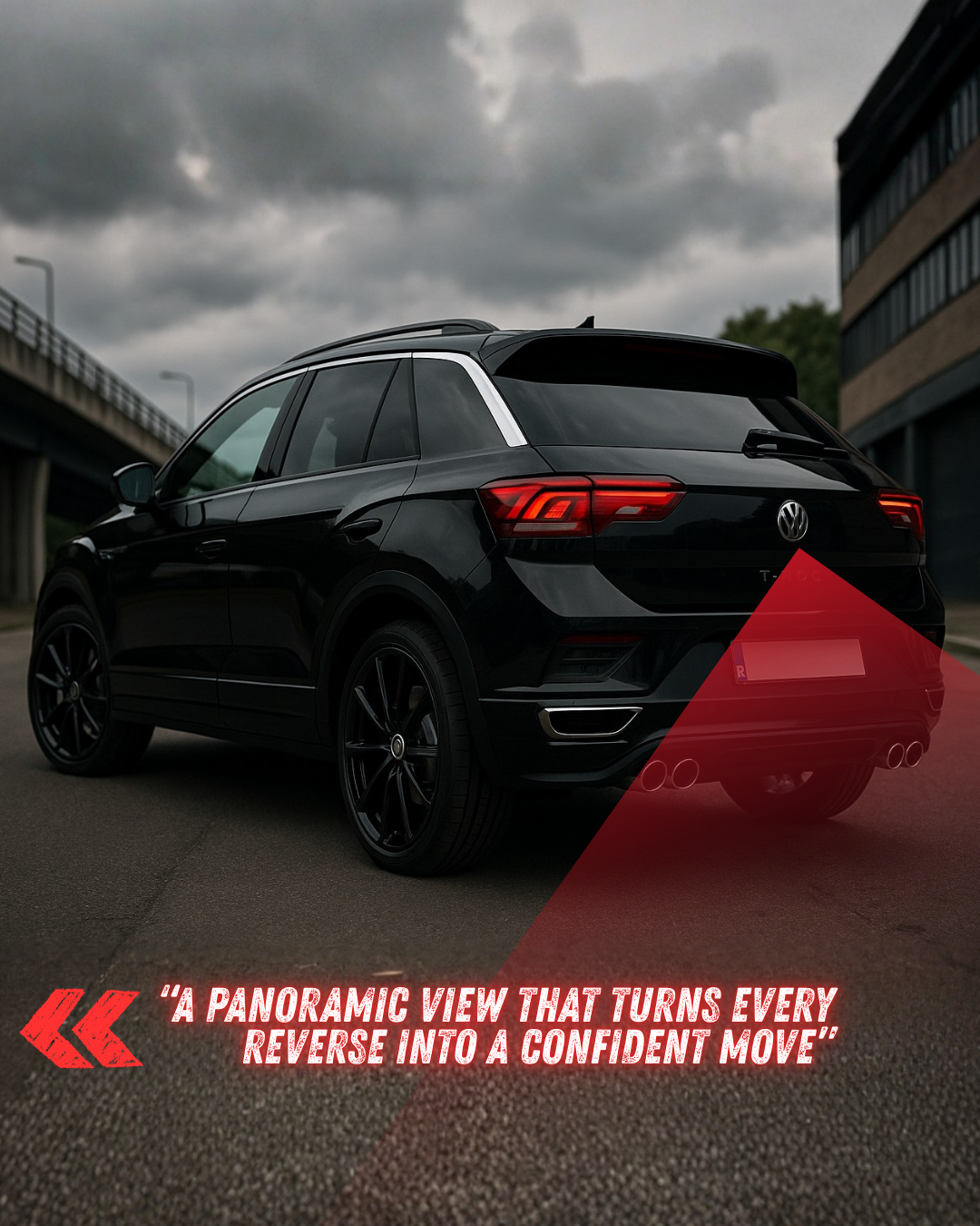 Caméra de Recul VW Flip AHD 1080P Logo 170° Compatible Golf 6 7 8 Passat Polo