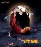 Casque Iron Man MK5 1:1 Motorisé – Masque Cosplay Marvel avec LED, Commandes Vocales et Ouverture Automatique