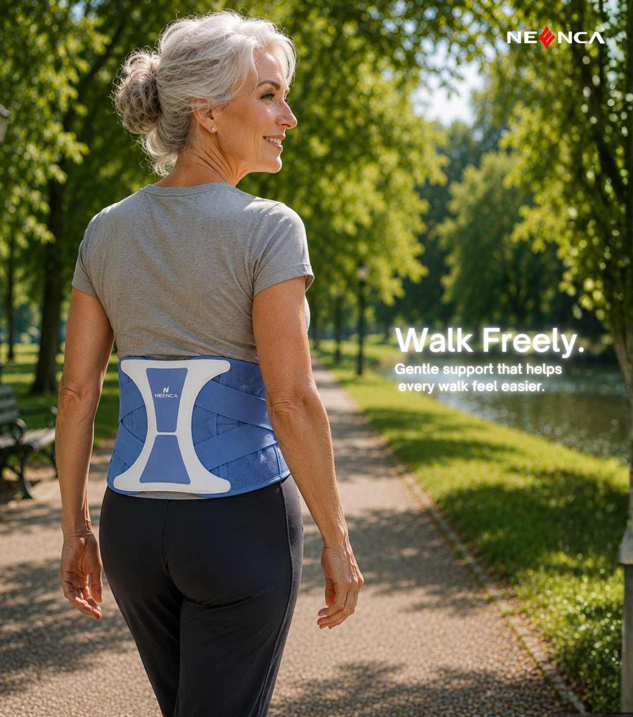 Ceinture lombaire NEENCA – Maintien du dos stable, compression réglable & confort respirant (Copie)
