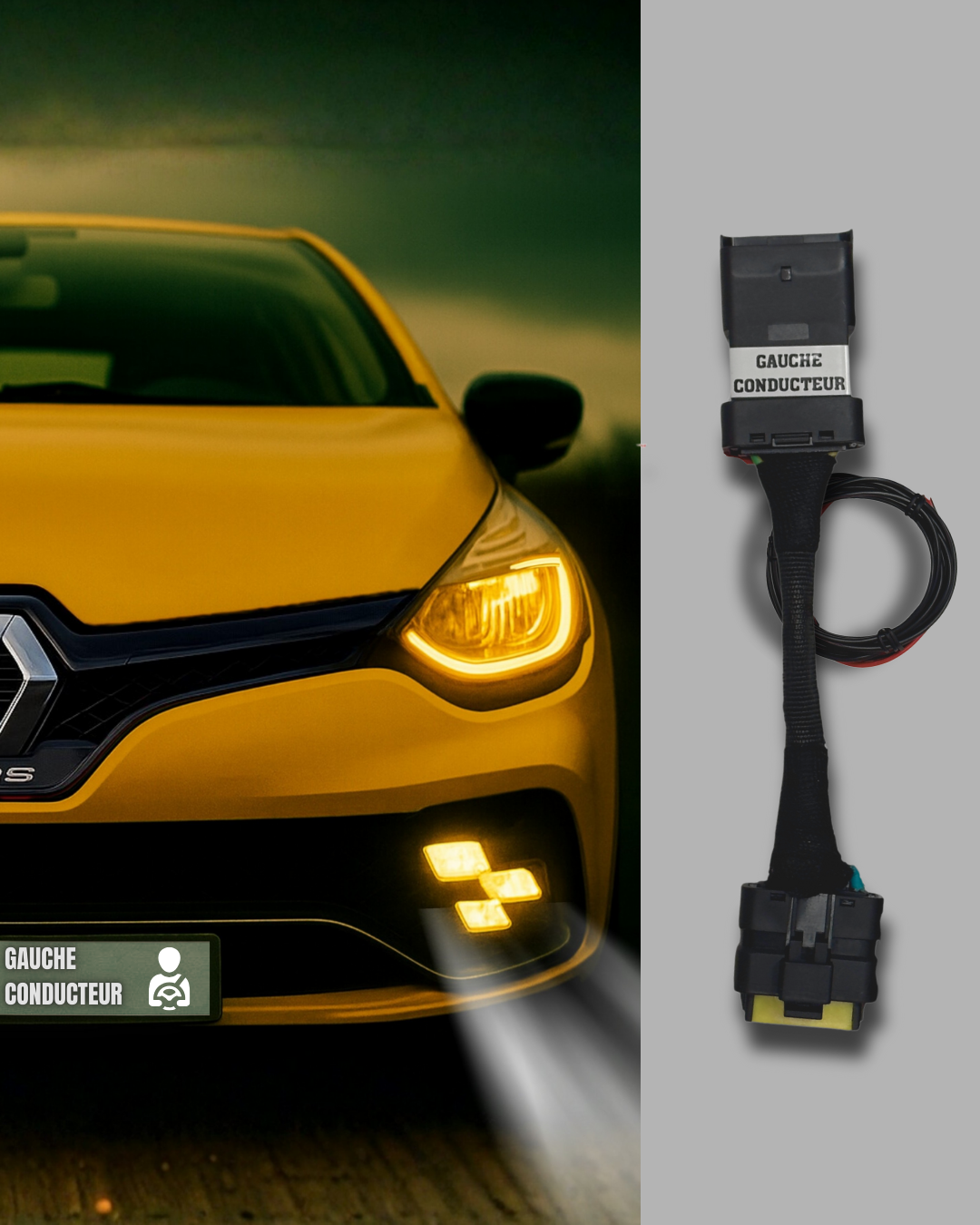 Adaptateur LED Pure Vision Renault Clio 4 IV RS / Estate – Installation facile
