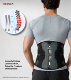 Ceinture lombaire NEENCA – Maintien du dos stable, compression réglable & confort respirant