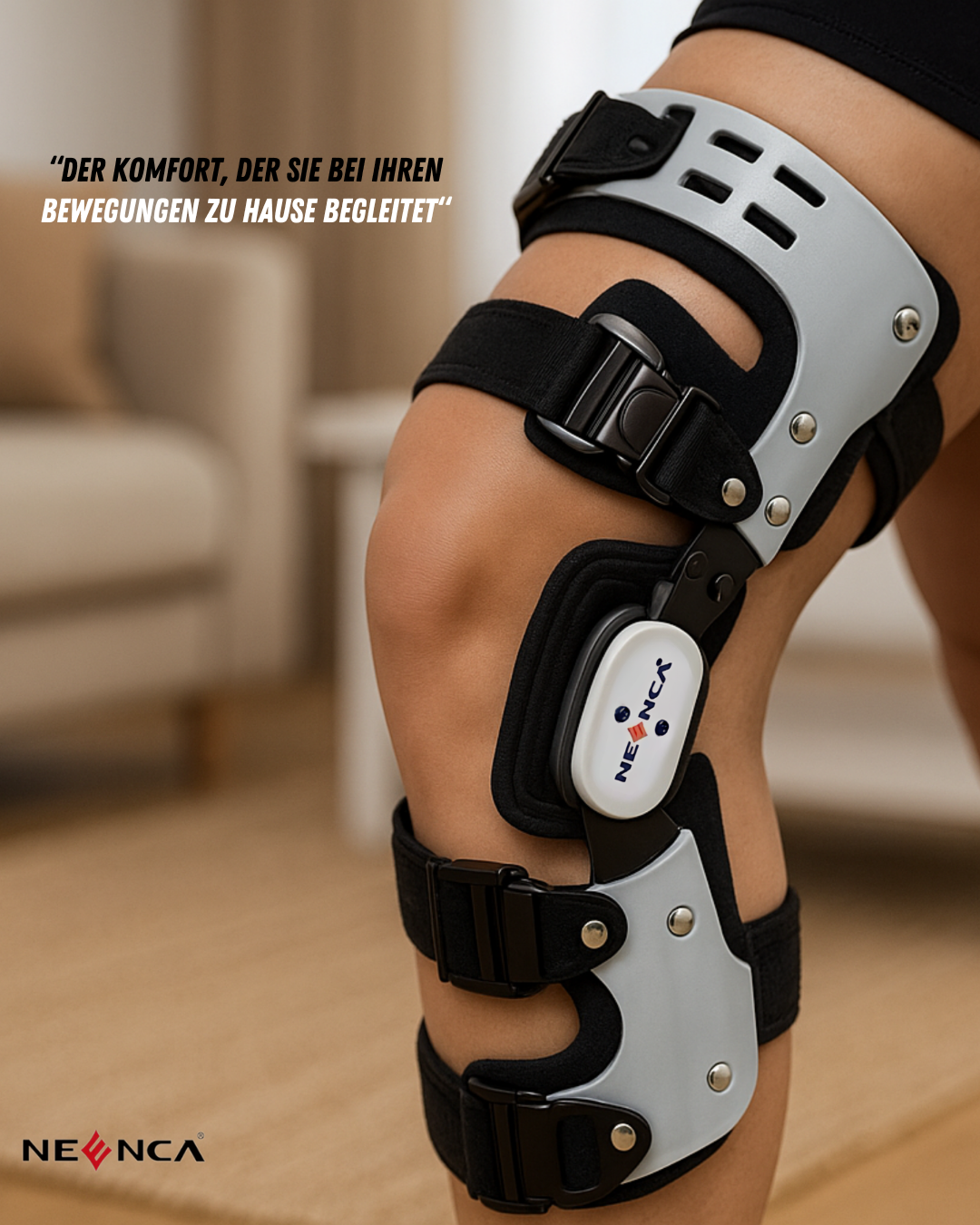 Marchez sans appréhension, même dans les escaliers – Genouillère NEENCA OA pour douleur interne du genou