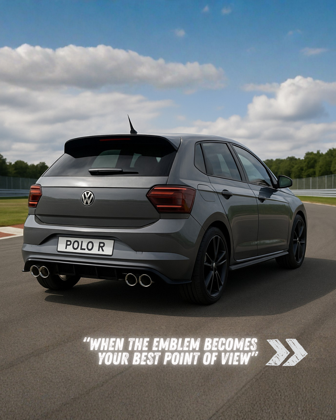 Caméra de Recul VW Flip AHD 1080P Logo 170° Compatible Golf 6 7 8 Passat Polo