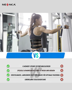 Ceinture lombaire NEENCA – Maintien du dos stable, compression réglable & confort respirant