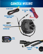 Caméra de Recul VW Flip AHD 1080P Logo 170° Compatible Golf 6 7 8 Passat Polo