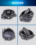 Caméra de Recul VW Flip AHD 1080P Logo 170° Compatible Golf 6 7 8 Passat Polo