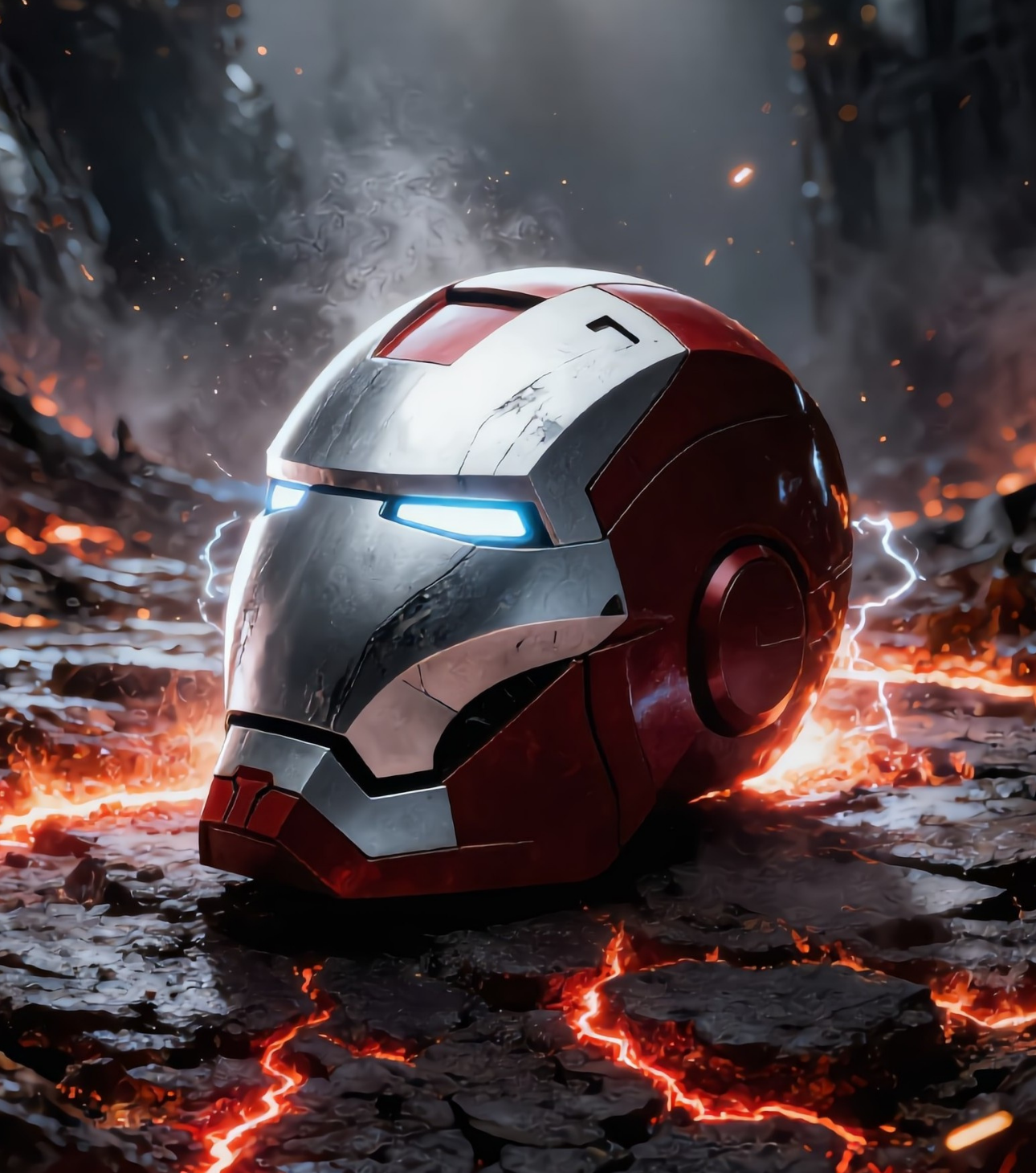 Casque Iron Man MK5 1:1 Motorisé – Masque Cosplay Marvel avec LED, Commandes Vocales et Ouverture Automatique