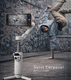 Stabilisateur Smartphone 3 Axes avec Perche Télescopique – Gimbal Vidéo Vlog TikTok
