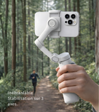Stabilisateur Smartphone 3 Axes avec Perche Télescopique – Gimbal Vidéo Vlog TikTok