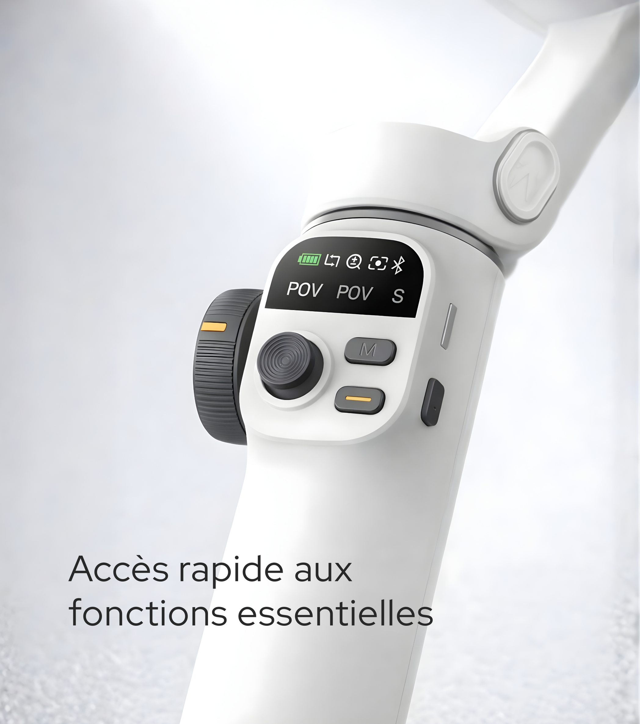 Stabilisateur Smartphone 3 Axes avec Perche Télescopique – Gimbal Vidéo Vlog TikTok