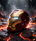 Casque Iron Man MK5 1:1 Motorisé – Masque Cosplay Marvel avec LED, Commandes Vocales et Ouverture Automatique