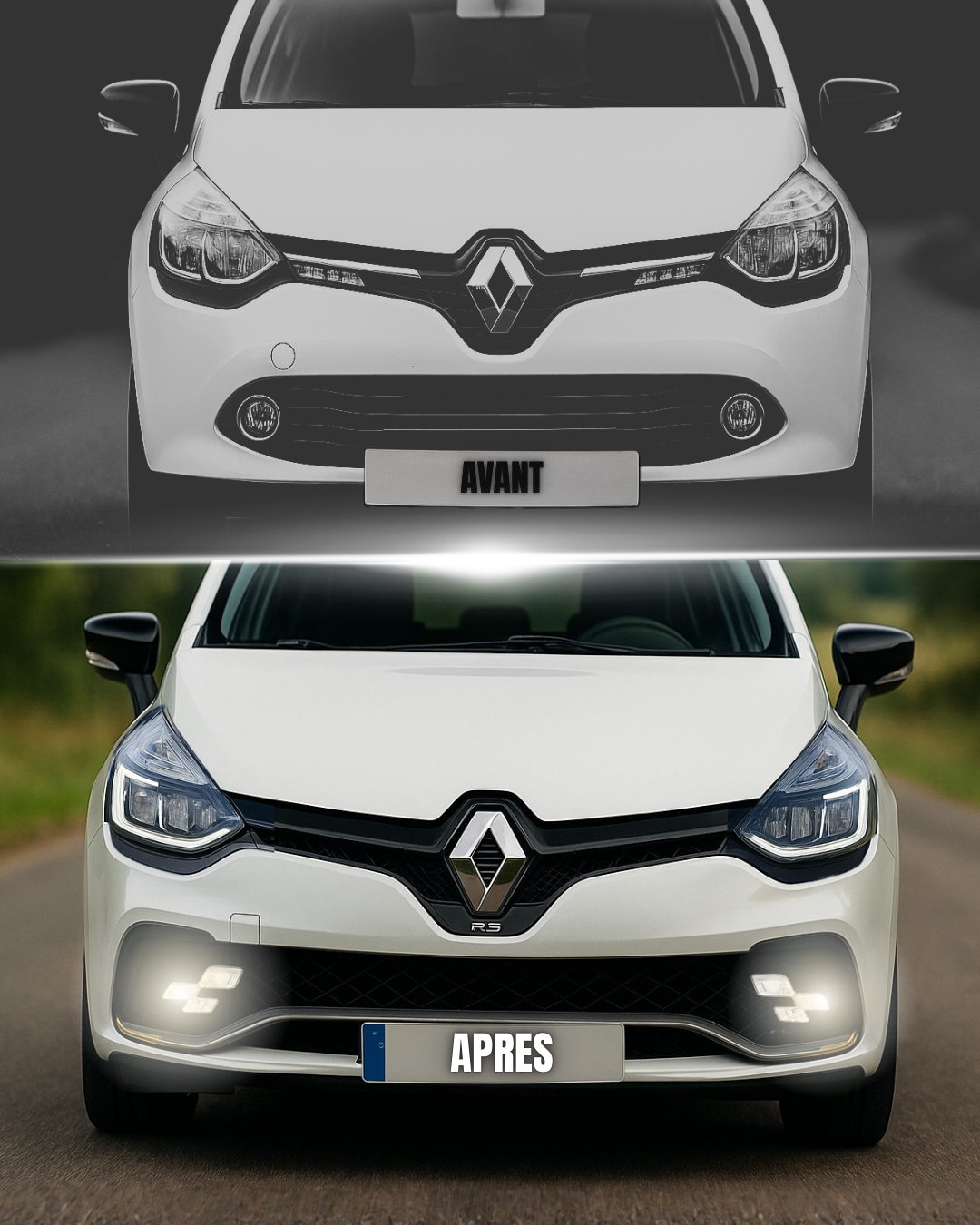 Adaptateurs RS Vision LED Clio 4 Phase 1 – Kit Antibrouillard Plug & Play RS